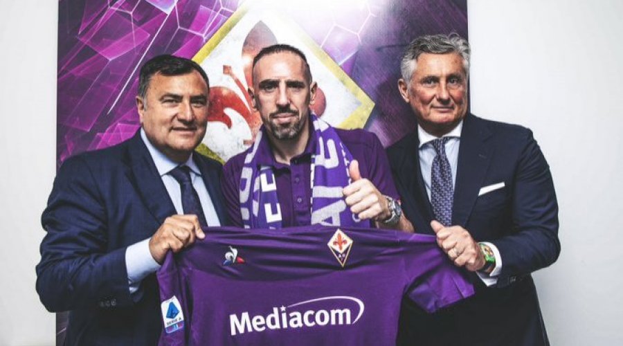 [Ribéry é anunciado oficialmente como novo reforço da Fiorentina]