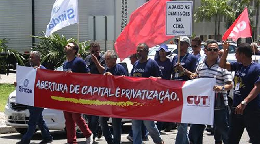 [Líderes sindicais do Brasil se reúnem em Salvador contra privatizações]