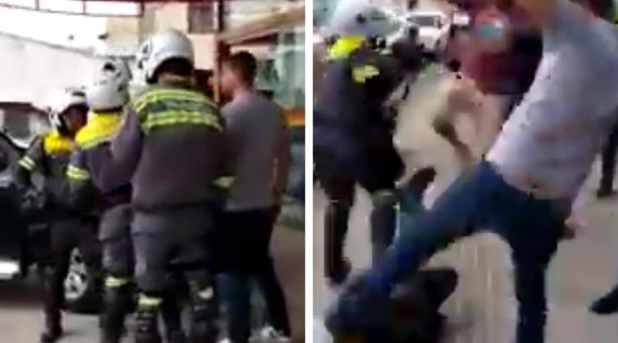 [Vídeo: discussão entre agentes de trânsito e motoristas acaba em troca de socos em Vitória da Conquista]