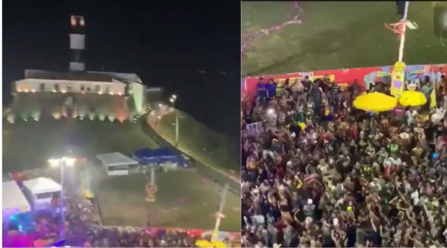 [Vídeo: foliões realizam ato contra Bolsonaro durante a Pipoca do Alok na noite deste sábado (22)]
