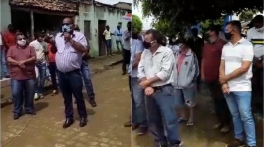 [Vídeo: contrariando decreto municipal, prefeito de Jeremoabo promove aglomeração]