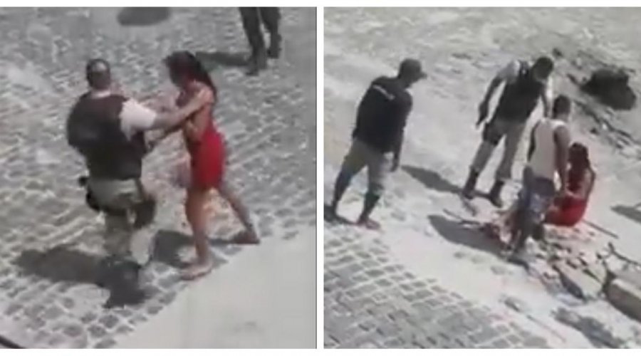 [Vídeo: PM é flagrado agredindo mulher em Conde]