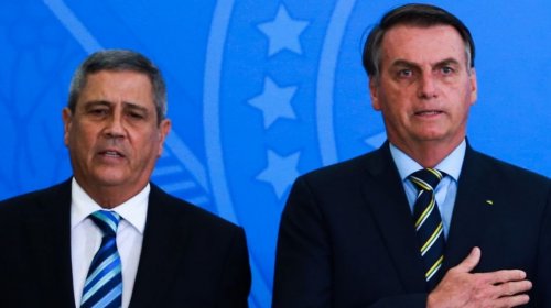[Bolsonaro diz que pretende anunciar Braga Netto como vice]